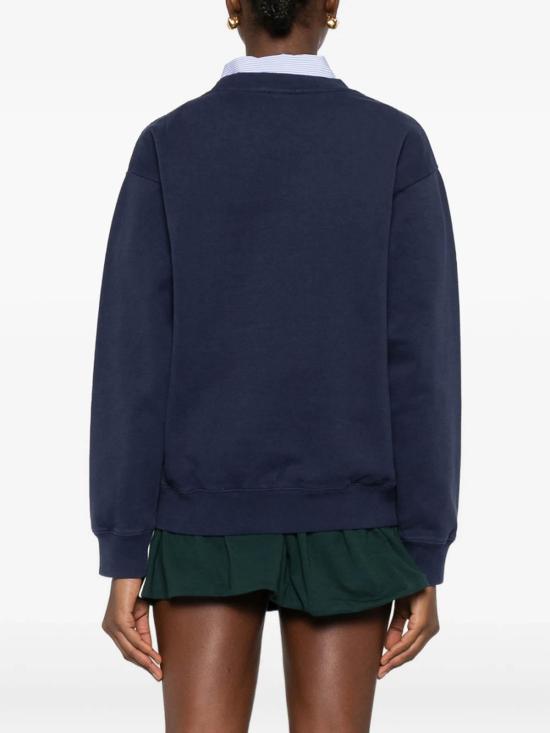 26SS 스포티앤리치 긴팔 티셔츠 ST071611681BLDKNAV Blue - SPORTY & RICH