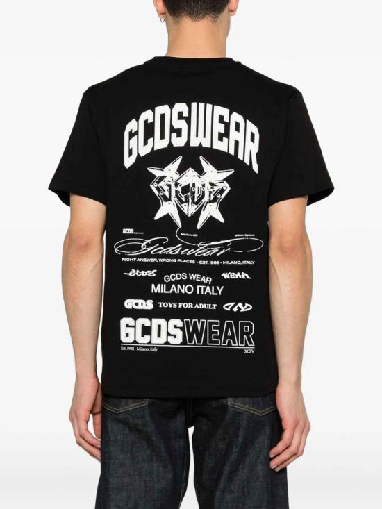 26SS 지씨디에스 반팔 티셔츠 C1MWQC070J079 Black - GCDS