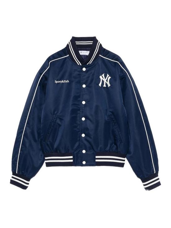 26SS 스포티앤리치 봄버 자켓 OW005610675BLDKNAW Blue