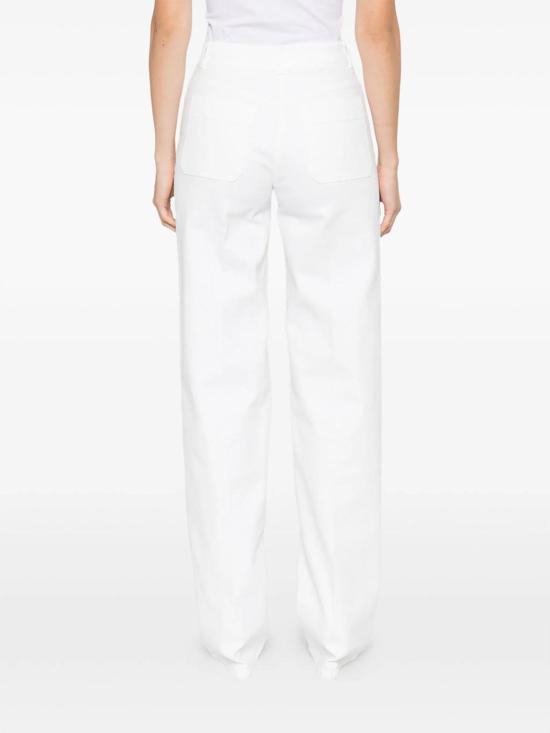 26SS 엘리자베타프랜치 스트레이트 팬츠 PJ25D61E2360 White - ELISABETTA FRANCHI