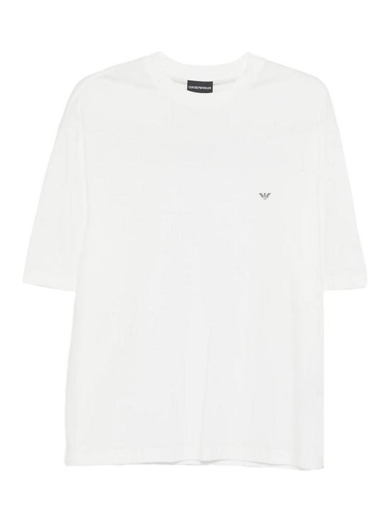 26SS 엠포리오 아르마니 반팔 티셔츠 AF24470EM005737U0003 White