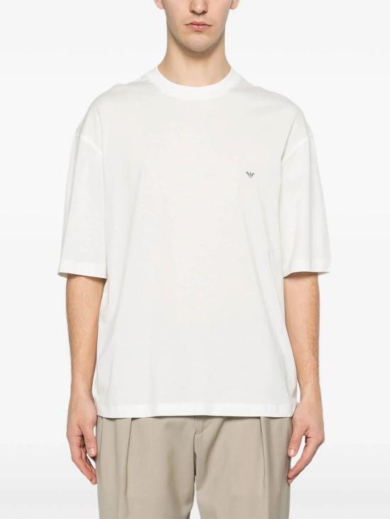 26SS 엠포리오 아르마니 반팔 티셔츠 AF24470EM005737U0003 White - EMPORIO ARMANI