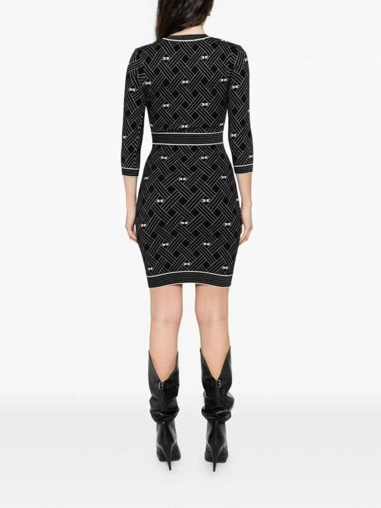 26SS 엘리자베타프랜치 미디 스커트 AM19Q61E2685 Black - ELISABETTA FRANCHI