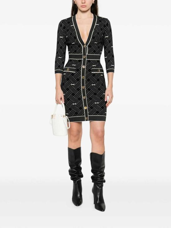 26SS 엘리자베타프랜치 미디 스커트 AM19Q61E2685 Black - ELISABETTA FRANCHI