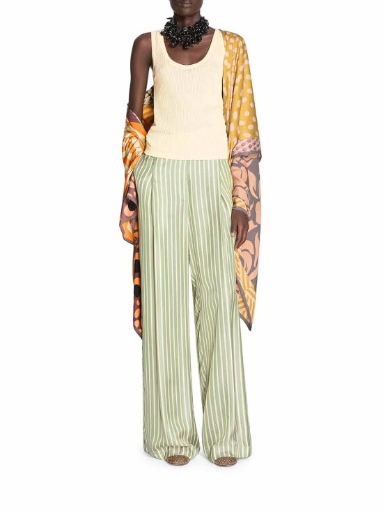 26SS 드리스 반 노튼 팬츠 2610109093274600 Green - DRIES VAN NOTEN