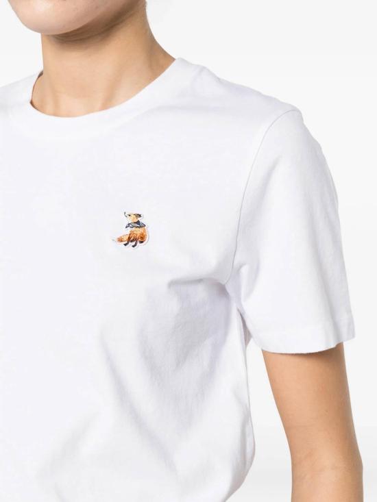 26SS 메종키츠네 드리밍 폭스 레귤러 티셔츠 QW00109KJ7026WHITE White - MAISON KITSUNE