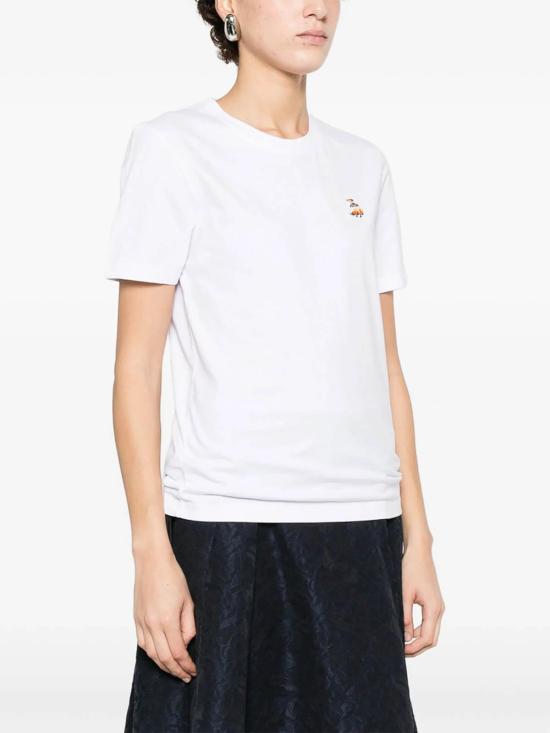 26SS 메종키츠네 드리밍 폭스 레귤러 티셔츠 QW00109KJ7026WHITE White - MAISON KITSUNE