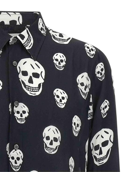 26SS 알렉산더 맥퀸 긴팔 셔츠 847303QRACU1058 Black - ALEXANDER MCQUEEN