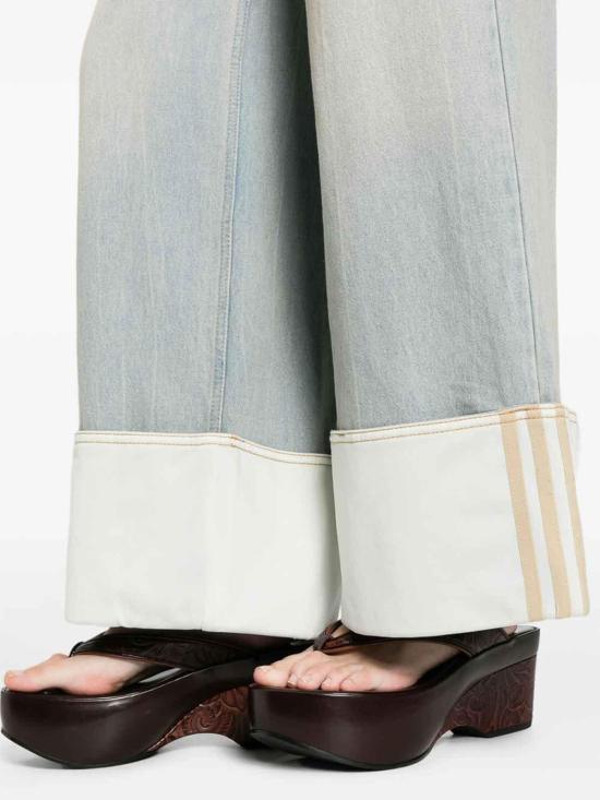 26SS 아디다스 스트레이트 팬츠 KW4517 Blue - ADIDAS