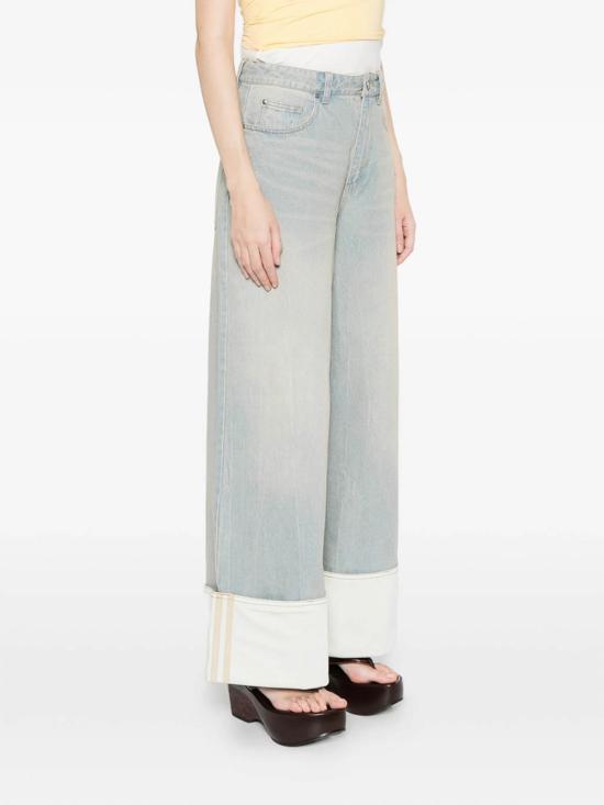 26SS 아디다스 스트레이트 팬츠 KW4517 Blue - ADIDAS