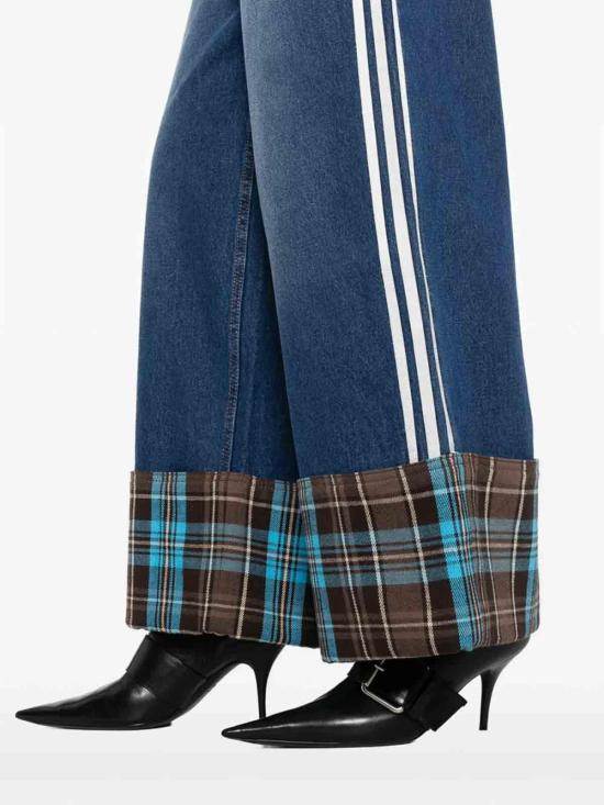 26SS 아디다스 스트레이트 팬츠 KW4518 Blue - ADIDAS