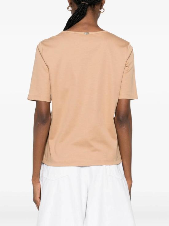 26SS 에르노 반팔 티셔츠 52063JG000258D2150 Brown - HERNO