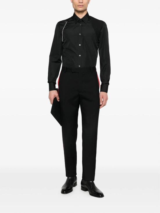 26SS 알렉산더 맥퀸 긴팔 셔츠 851803QNAAD1000 Black - ALEXANDER MCQUEEN