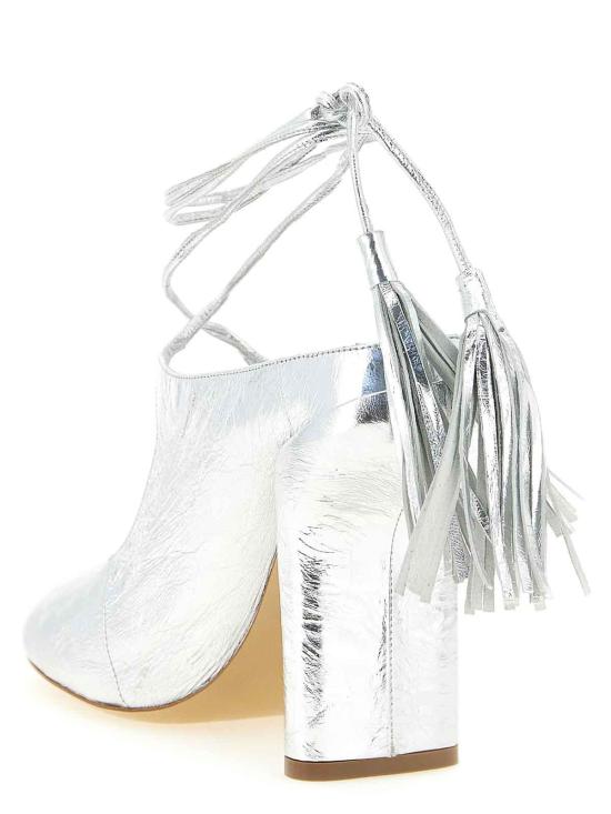 26SS 드리스 반 노튼 뮬/슬리퍼 2610117870207950 Silver - DRIES VAN NOTEN