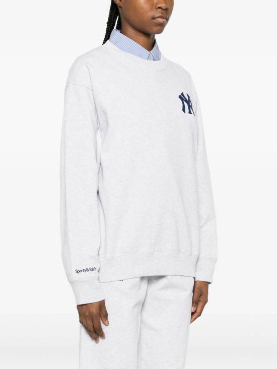 26SS 스포티앤리치 긴팔 티셔츠 ST071610300GYHEGRE Grey - SPORTY & RICH