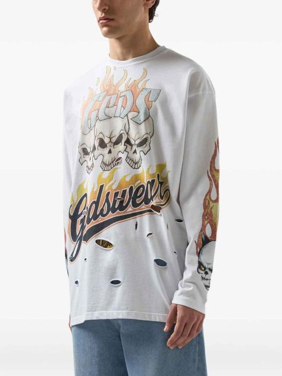 26SS 지씨디에스 긴팔 티셔츠 C1MWQC060J079 White - GCDS