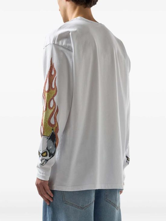 26SS 지씨디에스 긴팔 티셔츠 C1MWQC060J079 White - GCDS