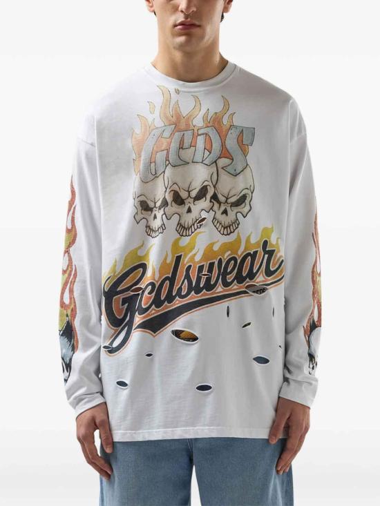 26SS 지씨디에스 긴팔 티셔츠 C1MWQC060J079 White - GCDS