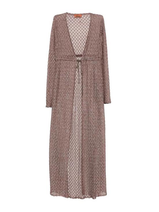 26SS 미소니 롱 원피스 MS26SQ0SBR014DS80EE Brown