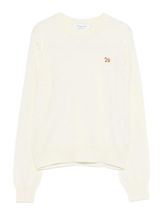 26SS 메종키츠네 베이비 폭스 메리노 레귤러 점퍼 PW00801KT1181PUECR Light Beige