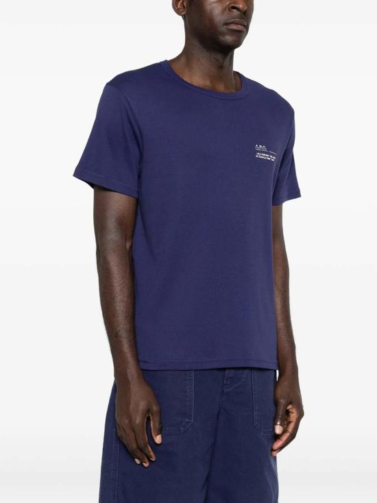 26SS 아페쎄 반팔 티셔츠 COHMWH26577IAH Blue - A.P.C.