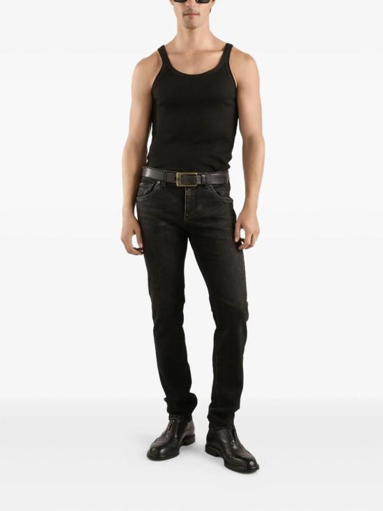 26SS 돌체앤가바나 민소매 티셔츠 GY07LDG8OM8S9001 Black - DOLCE & GABBANA