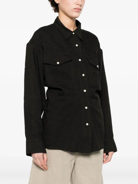 26SS 스튜디오 니콜슨 셔츠 SNW1807KRAUSSESPRE Black - STUDIO NICHOLSON
