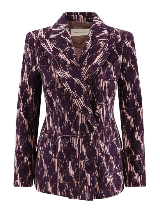 25FW 드리스 반 노튼 수트 자켓 2520104292331350 Purple