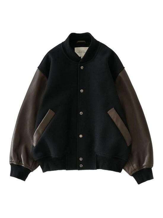 26SS 스튜디오 니콜슨 봄버 자켓 SN753ALPHBLKCO Black