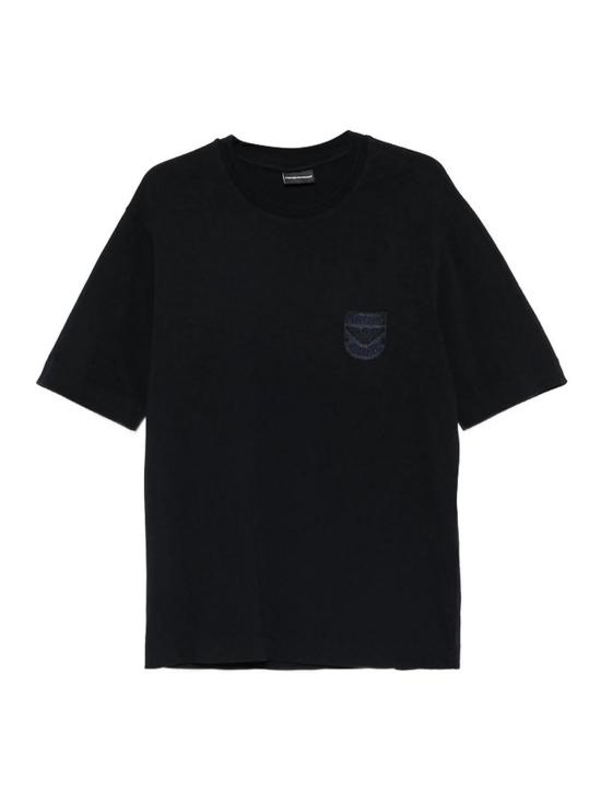 26SS 엠포리오 아르마니 반팔 티셔츠 AF13715EM005247UB118 Black