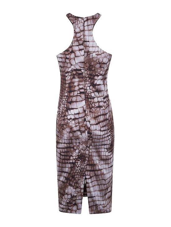 26SS 엘리자베타프랜치 미디 스커트 AB89161E2644 Brown - ELISABETTA FRANCHI