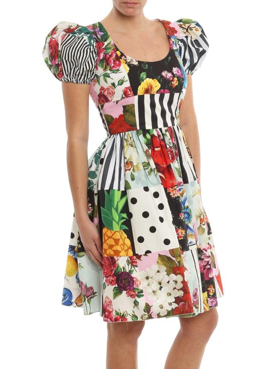  돌체앤가바나 미디 원피스 F6N0DTGDX82S9000 Multicolour - DOLCE & GABBANA
