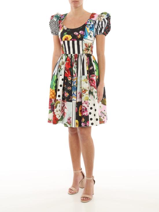  돌체앤가바나 미디 원피스 F6N0DTGDX82S9000 Multicolour - DOLCE & GABBANA