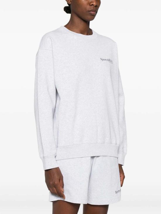 26SS 스포티앤리치 긴팔 티셔츠 ST07162175GYHEGRA Grey - SPORTY & RICH