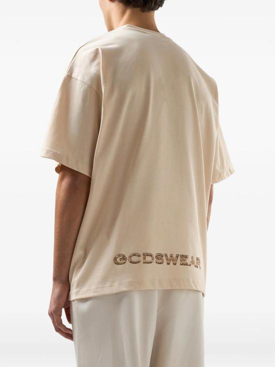 26SS 지씨디에스 반팔 티셔츠 C1MWQC061J079 Beige - GCDS