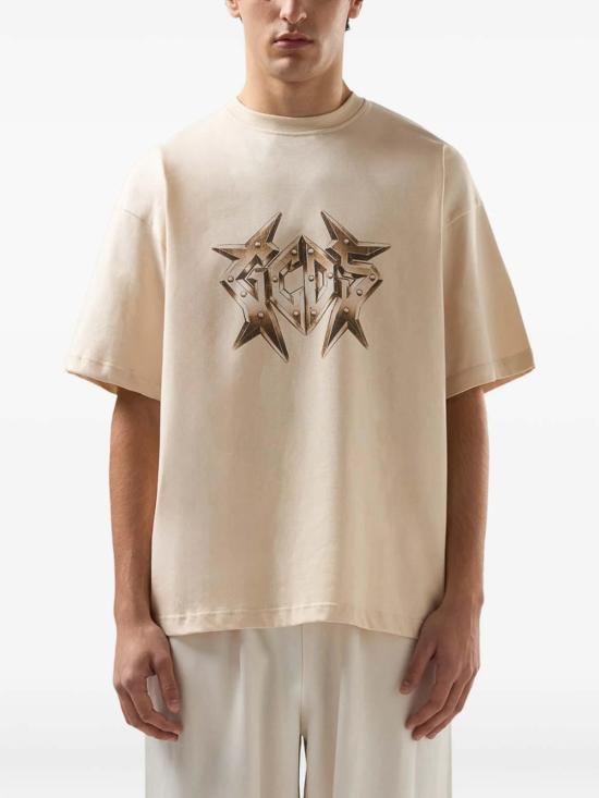 26SS 지씨디에스 반팔 티셔츠 C1MWQC061J079 Beige - GCDS