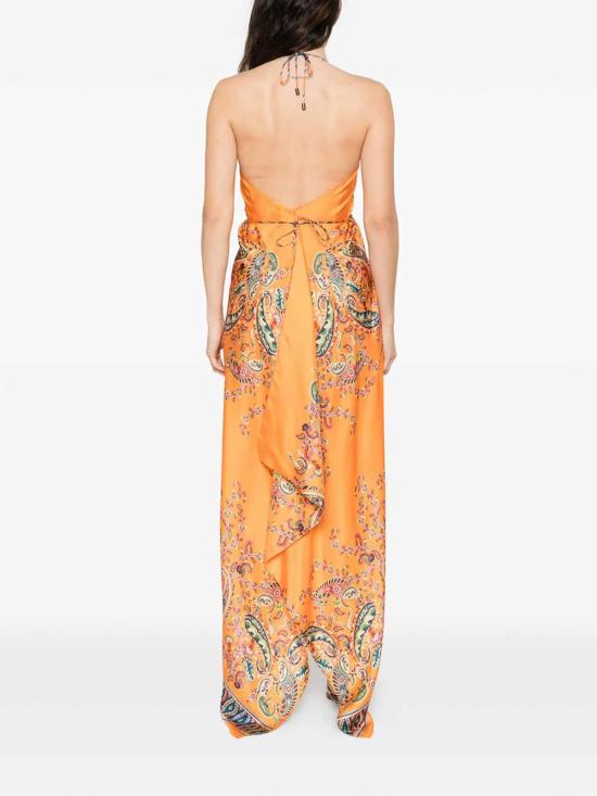 26SS 에트로 롱 원피스 AKF13WRPA0001X0852 Orange - ETRO