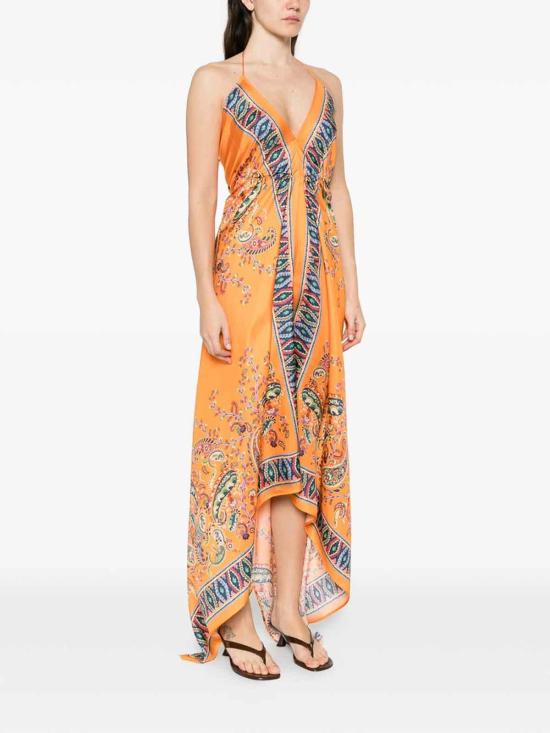 26SS 에트로 롱 원피스 AKF13WRPA0001X0852 Orange - ETRO
