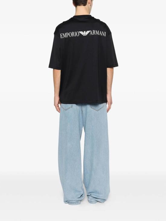 26SS 엠포리오 아르마니 반팔 티셔츠 AF24470EM005737UB118 Blue - EMPORIO ARMANI