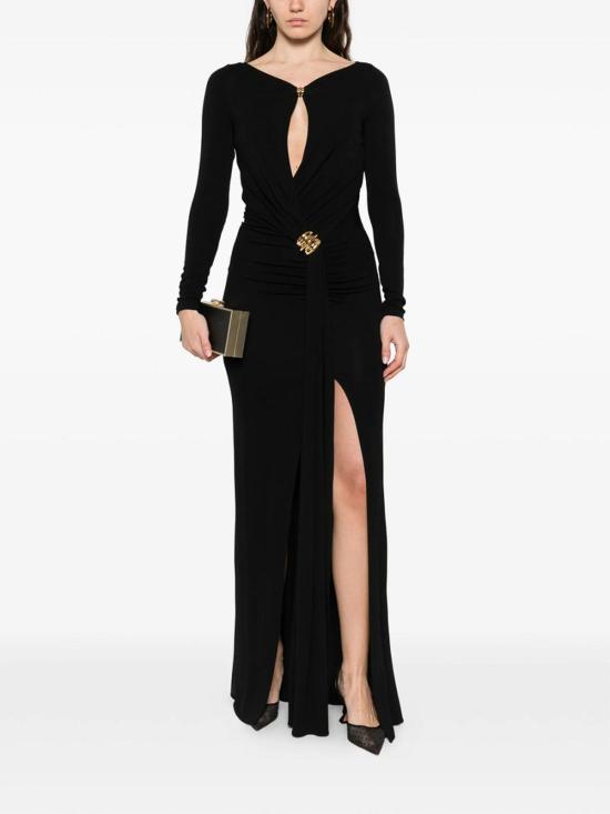 26SS 엘리자베타프랜치 미디 스커트 ABR1461E2110 Black - ELISABETTA FRANCHI