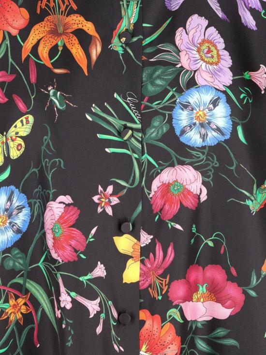 26SS 구찌 플로라 실크 트윌 셔츠 864570 ZAUU81066 MULTICOLOR MC - GUCCI