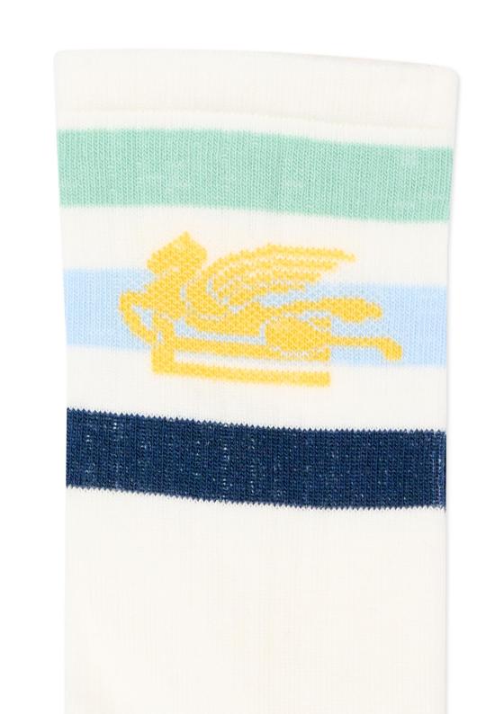 26SS [키즈] 에트로 발목 양말 GY0P10 Z0396 101AZ IVORY - ETRO