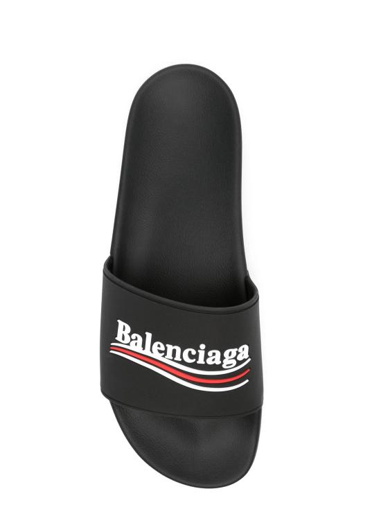 26SS 발렌시아가 풀 슬라이드 샌들 776818 W1S801096 Black - BALENCIAGA