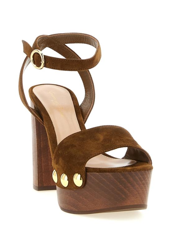 26SS 지안비토로시 샌들 G3275370LEGCAMTEXA Brown - GIANVITO ROSSI