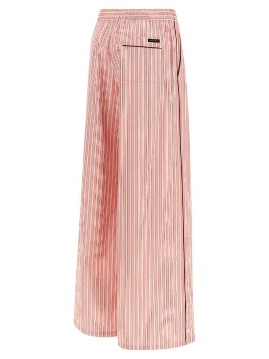 26SS 돌체앤가바나 스트라이프 포플린 트라우저 FTDJETFR517S8051 Pink - DOLCE & GABBANA