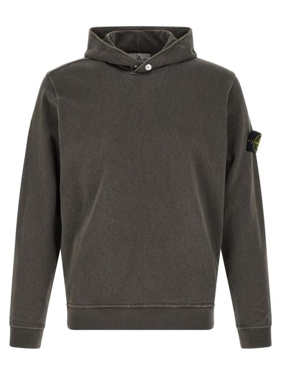 26SS 스톤 아일랜드 말파일 플리스 올드 이펙트 레귤러핏 후드 스웨트셔츠 L1S156100031S0060V0165 Grey