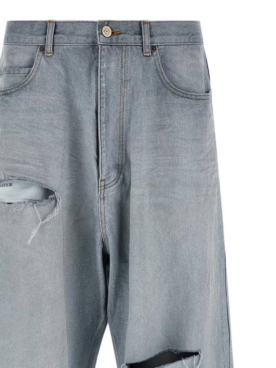 26SS 발렌시아가 미니멀 배기 팬츠 857216TTWB14009 Grey - BALENCIAGA