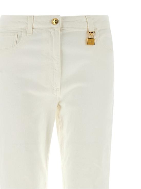 26SS 엘리자베타프랜치 데님 PJ29I61E2360 White - ELISABETTA FRANCHI
