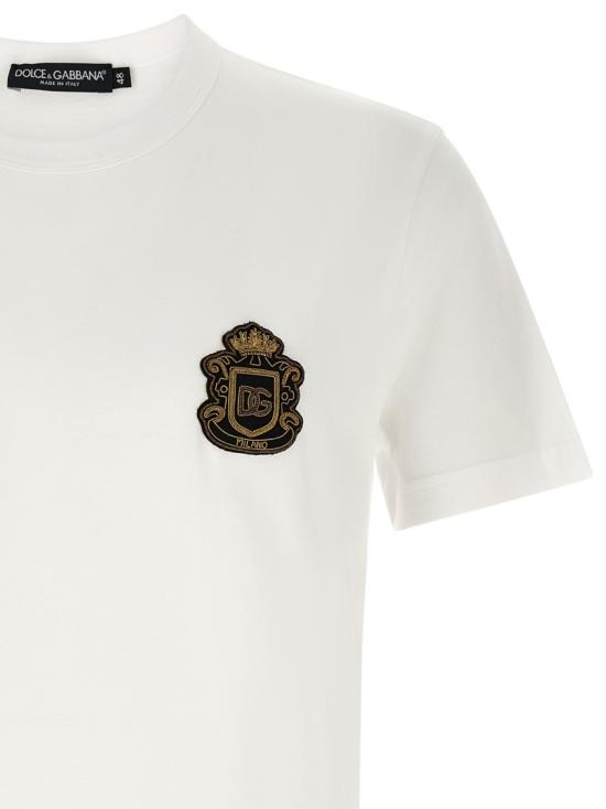 26SS 돌체앤가바나 반팔 티셔츠 G8PT1ZG7PZUW0800 White - DOLCE & GABBANA