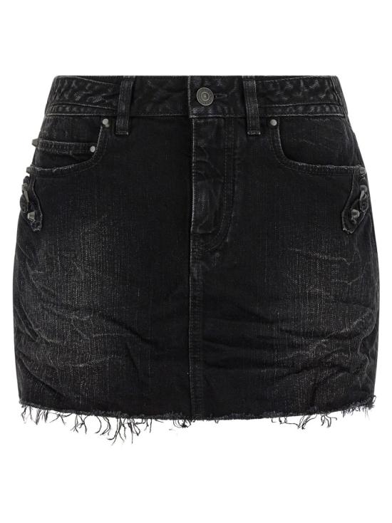 26FW 발렌시아가 와이드 레그 팬츠 852324TTW671037 Black